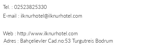 İlknur Apart Otel telefon numaraları, faks, e-mail, posta adresi ve iletişim bilgileri